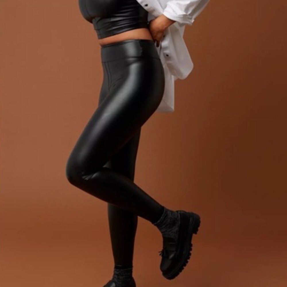 Aerie Offline faux leather leggings, NWT